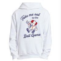 Take Me Out To The Baseball Ball Game Softball Vintage Urban Pullover Hoodie