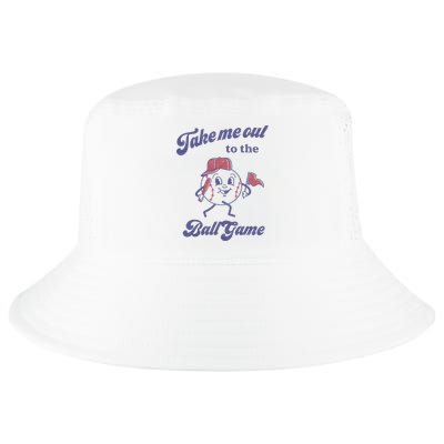 Take Me Out To The Ball Game Baseball Softball Cool Comfort Performance Bucket Hat