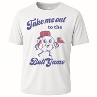 Take Me Out To The Ball Game Baseball Softball Cooling Performance Crew T-Shirt