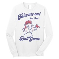 Take Me Out To The Ball Game Baseball Softball Long Sleeve Shirt