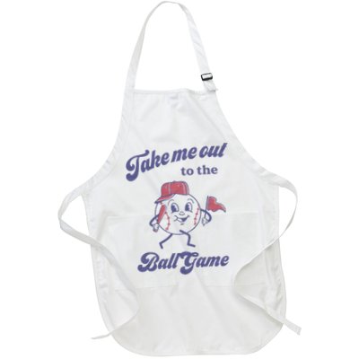 Take Me Out To The Ball Game Baseball Softball Apron