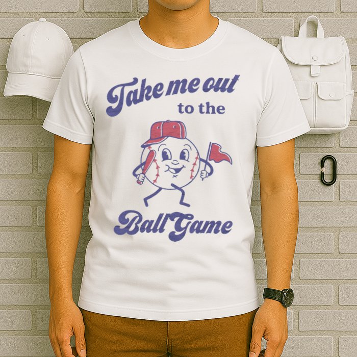 Take Me Out To The Ball Game Baseball Softball T-Shirt
