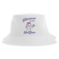 Take Me Out To The Ball Game Baseball Softball Sustainable Bucket Hat