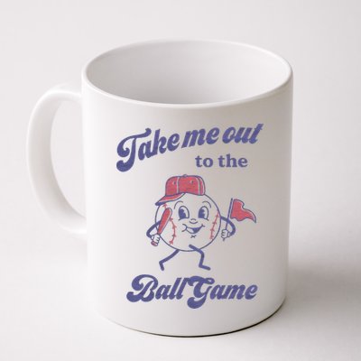 Take Me Out To The Ball Game Baseball Softball Mug