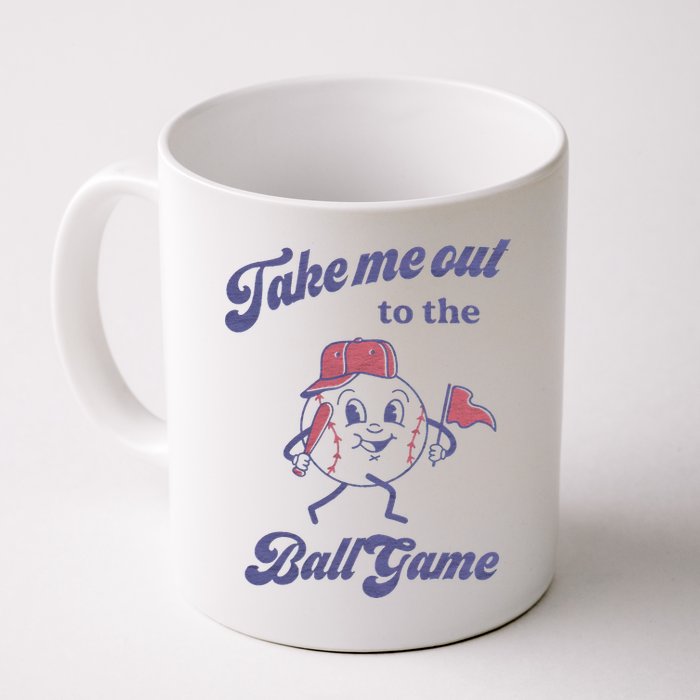 Take Me Out To The Ball Game Baseball Softball Mug