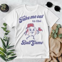 Take Me Out To The Ball Game Baseball Softball Premium T-Shirt