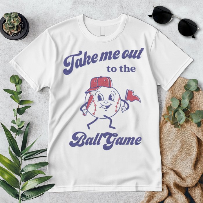 Take Me Out To The Ball Game Baseball Softball Premium T-Shirt