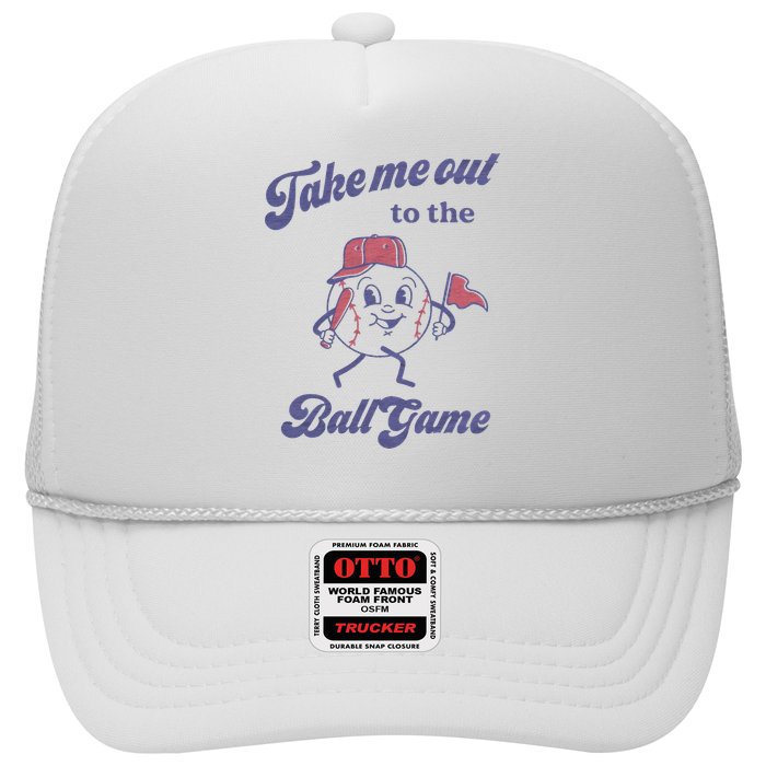 Take Me Out To The Ball Game Baseball Softball Hat