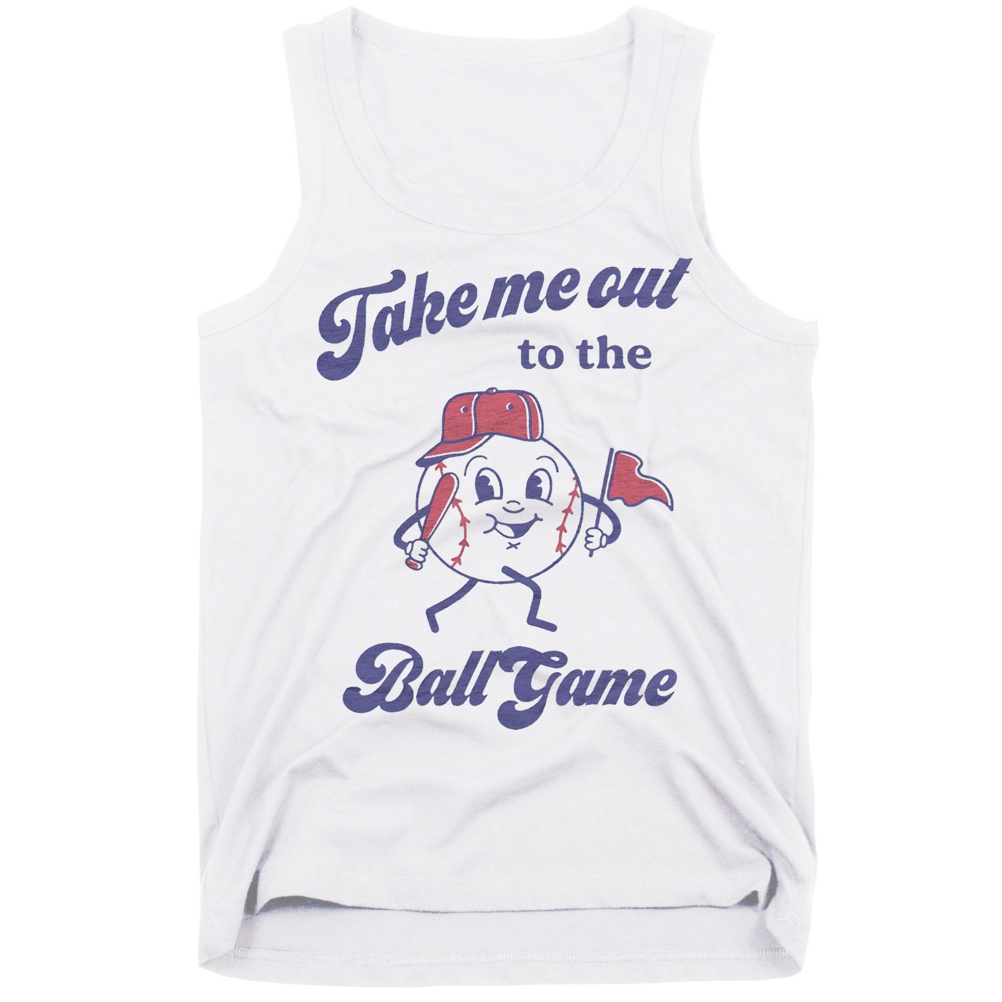 Take Me Out To The Ball Game Baseball Softball Tank Top