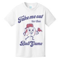 Take Me Out To The Ball Game Baseball Softball Kids T-Shirt