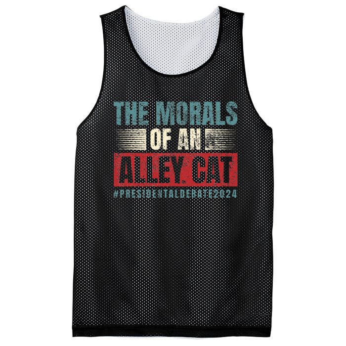 The Morals Of An Alley Cat Mesh Reversible Basketball Jersey Tank