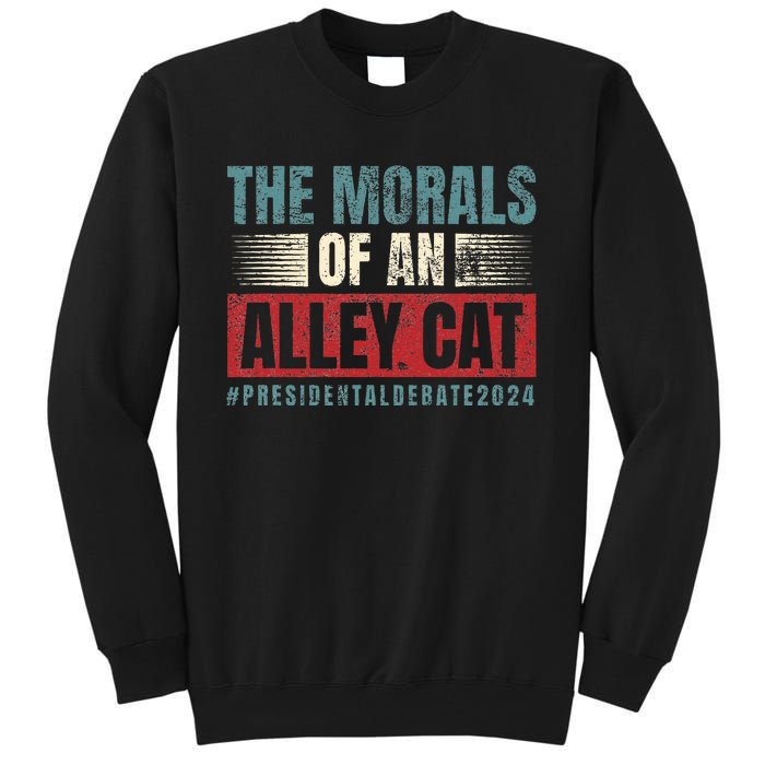 The Morals Of An Alley Cat Tall Sweatshirt