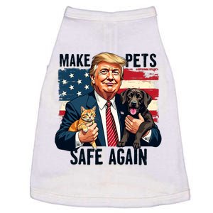 Trump Make Pets Safe Again Funny Save Our Pets Vote Trump Doggie Tank