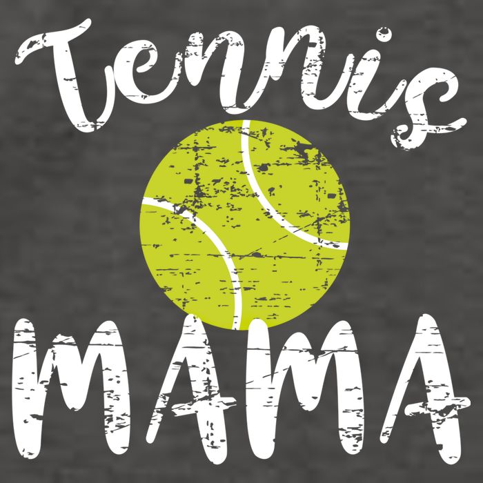 Tennis Mama Proud Mom Tennis Player Retro Distressed Great Gift Vector Backpack