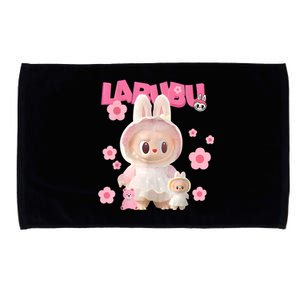 The Monsters Pin.K Cute Labubu Gift Microfiber Hand Towel