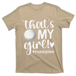 That's My Proud Volleyball Mom Volleyball Mother T-Shirt