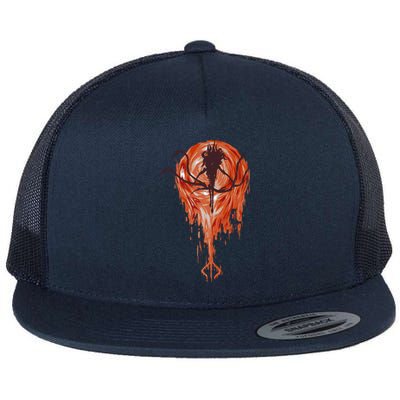 The Moon Presence Flat Bill Trucker Hat