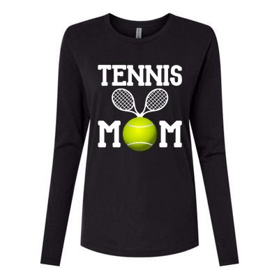 Tennis Mom Proud Mama Gift Womens Cotton Relaxed Long Sleeve T-Shirt