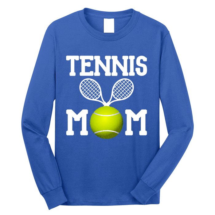 Tennis Mom Proud Mama Gift Long Sleeve Shirt