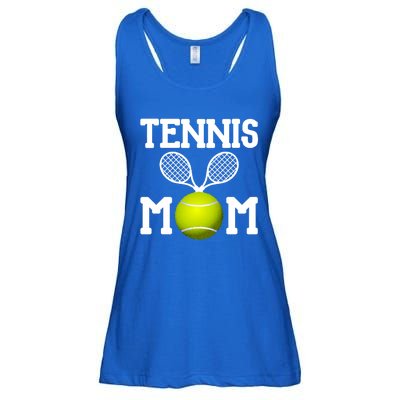 Tennis Mom Proud Mama Gift Ladies Essential Flowy Tank