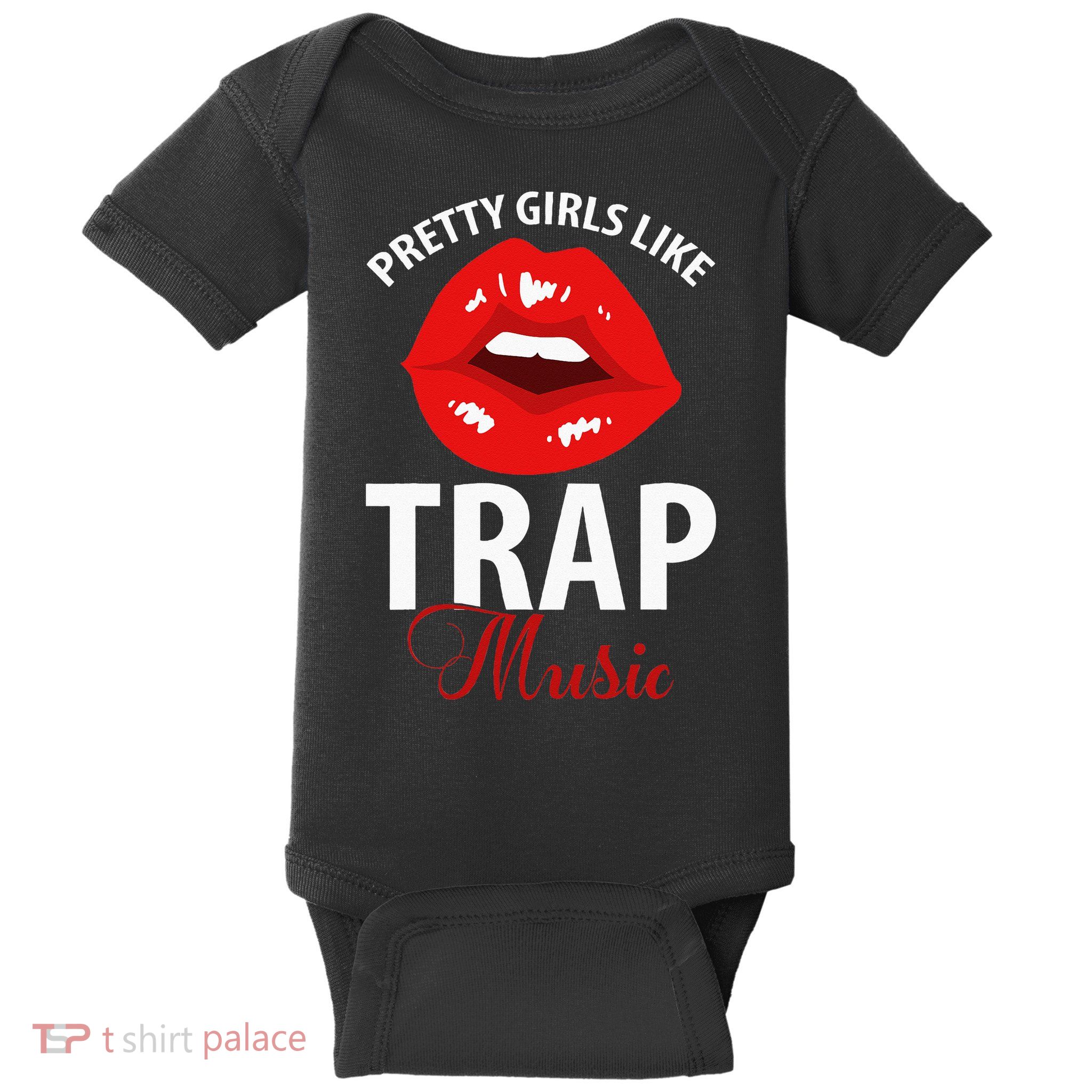 Trap Music Party Design Of Pretty Girls Like Trap Music Baby Bodysuit