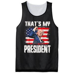 ThatS My President Trump 2024 Mesh Reversible Basketball Jersey Tank