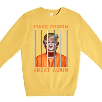 Trump Make Prison Great Again Premium Crewneck Sweatshirt