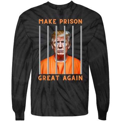 Trump Make Prison Great Again Tie-Dye Long Sleeve Shirt