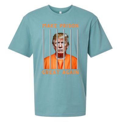 Trump Make Prison Great Again Sueded Cloud Jersey T-Shirt