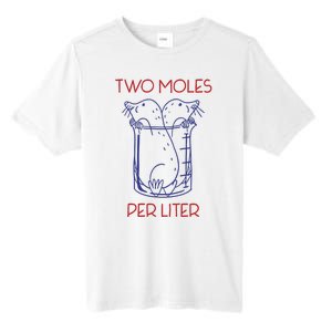 Two Moles Per Liter Funny Chemistry Science AvogadroS Day Meme Tall Fusion ChromaSoft Performance T-Shirt