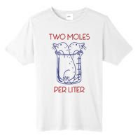 Two Moles Per Liter Funny Chemistry Science AvogadroS Day Meme Tall Fusion ChromaSoft Performance T-Shirt