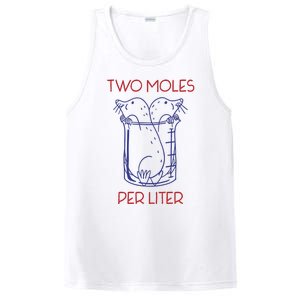 Two Moles Per Liter Funny Chemistry Science AvogadroS Day Meme PosiCharge Competitor Tank