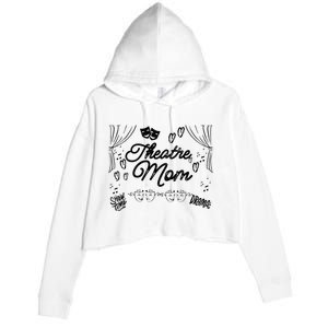 Theatre Mom Performing Arts Crop Fleece Hoodie