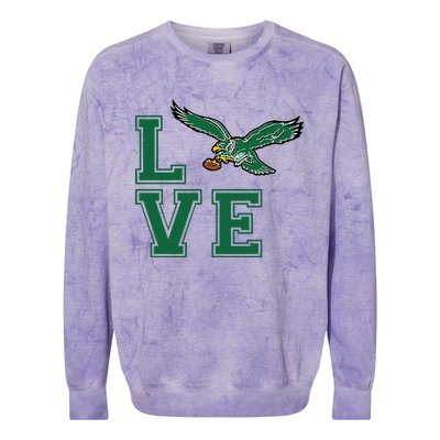 Team Mascot Philadelphia Football Champion Colorblast Crewneck Sweatshirt