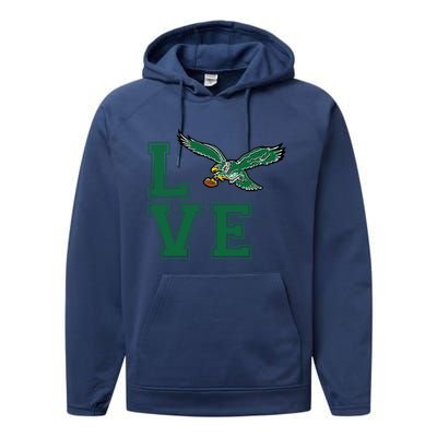 Team Mascot Philadelphia Football Champion Performance Fleece Hoodie