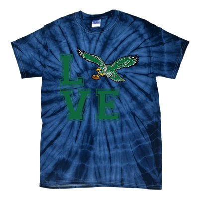 Team Mascot Philadelphia Football Champion Tie-Dye T-Shirt