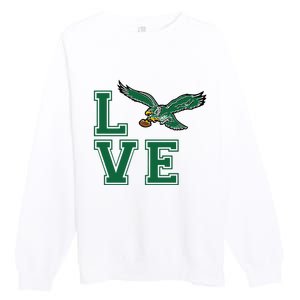 Team Mascot Philadelphia Football Champion Premium Crewneck Sweatshirt