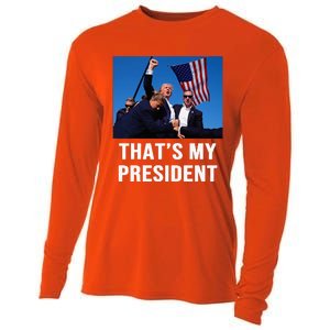 ThatS My President Trump 2024 Cooling Performance Long Sleeve Crew