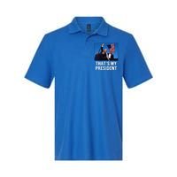 ThatS My President Trump 2024 Softstyle Adult Sport Polo