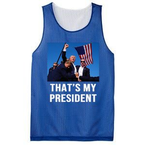 ThatS My President Trump 2024 Mesh Reversible Basketball Jersey Tank