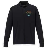 The More People I Meet The More I Love My Cat Funny Quote Performance Long Sleeve Polo