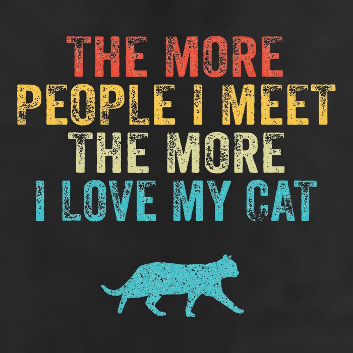 The More People I Meet The More I Love My Cat Funny Quote 15oz Campfire Ceramic Mug