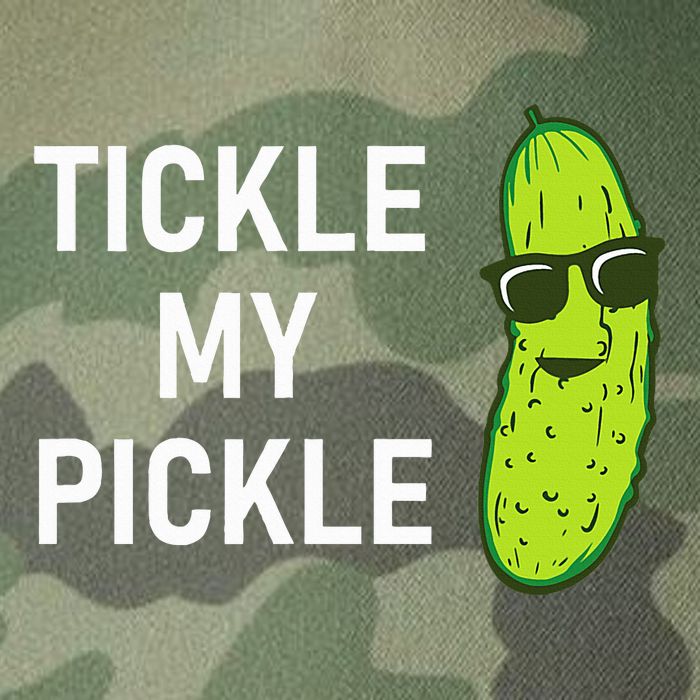 Tickle My Pickle Funny Jokes Sarcastic Legacy Tie Dye Trucker Hat