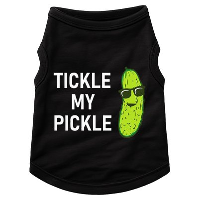 Tickle My Pickle Funny Jokes Sarcastic Doggie Tank