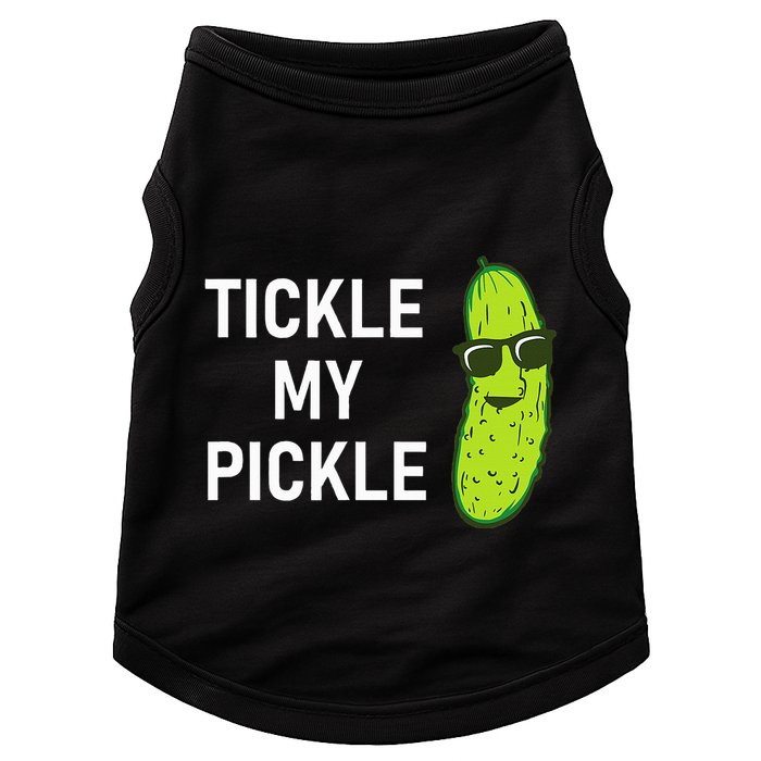 Tickle My Pickle Funny Jokes Sarcastic Doggie Tank