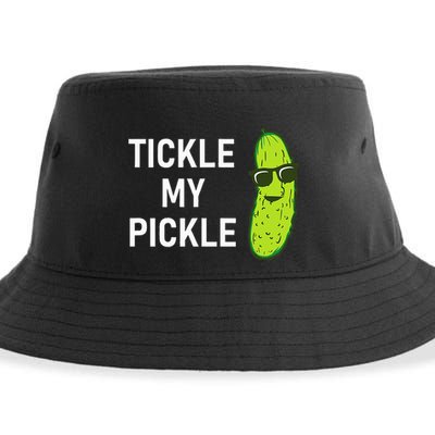 Tickle My Pickle Funny Jokes Sarcastic Sustainable Bucket Hat