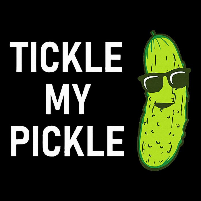 Tickle My Pickle Funny Jokes Sarcastic Button