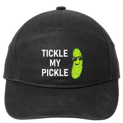 Tickle My Pickle Funny Jokes Sarcastic 7-Panel Snapback Hat