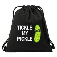 Tickle My Pickle Funny Jokes Sarcastic Drawstring Bag