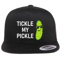 Tickle My Pickle Funny Jokes Sarcastic Flatbill Hat